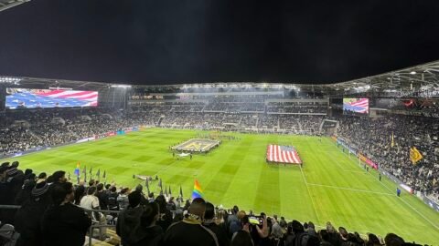 Illustrative photo: LAFC vs Seattle Sounders, BMO Stadium, 2024 (Wikimedia Commons, CC BY-SA 4.0)