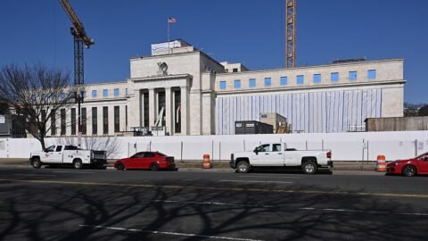 Federal Reserve headquarters, the Eccles Building in Washington, D.C.