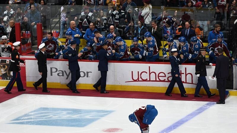 Makar Scores Twice as Avalanche Rout Winless Flames 7-3 in Calgary